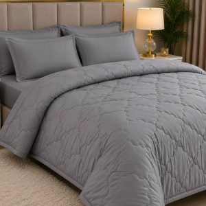 polish duvet set – modern art blend 6 × 6 (duvet + bedsheet + 4 pillowcases)
