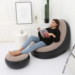 2in1 inflatable sofa with electric pump