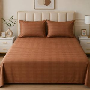 6by6 bigbrother thick plain bedsheet set (yellow)