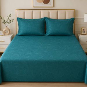 6by6 bigbrother thick plain bedsheet set (yellow