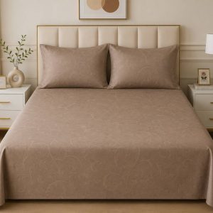 6by6 bigbrother thick plain bedsheet set (yellow