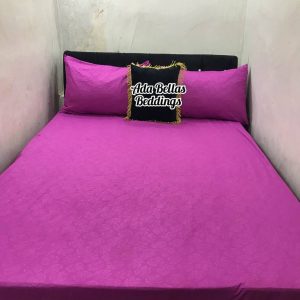 6by6 bigbrother thick plain bedsheet set