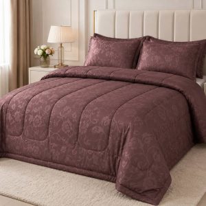 6by 6 bigbrother plain duvet set(brown)