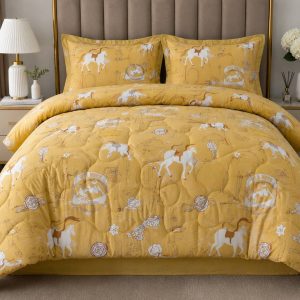 6by6 premuim polish duvet set (nude floral)