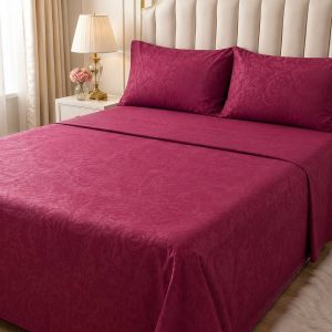 7by7 bigbrother thick plain bedsheet set (dark blue)