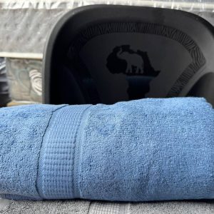 extra large cotton towel (sky blue)