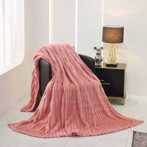 cozy throw blanket 200 × 230 cm (arch pink ) (copy)