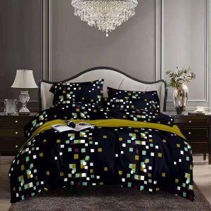4by6 pattern duvet set (duvet bedsheet two pillowcases)